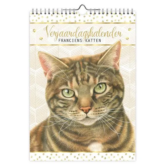 Birthday Calendar - Francien's - Cats Tabby