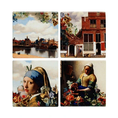 Coasters - Vermeer - Color - Set of 4