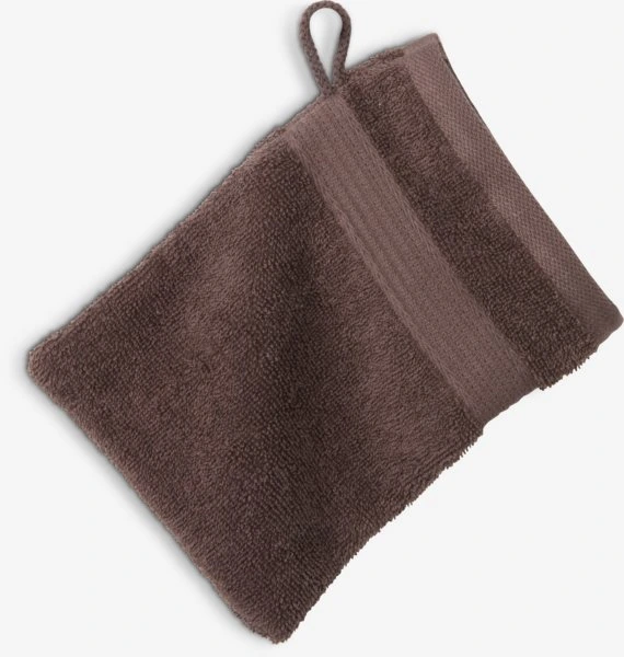 Washcloths Hand Glove - Premium - Brown