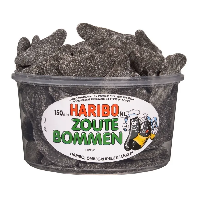 Haribo Salty Licorice Pickles 150pc 1350g