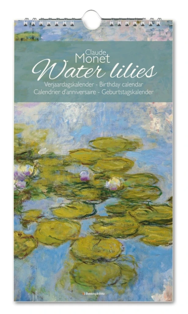 Birthday Calendar - Claude Monet - Water Lilies