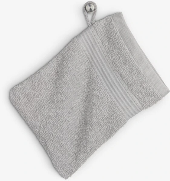 Washcloths Hand Glove - Premium - Light Grey