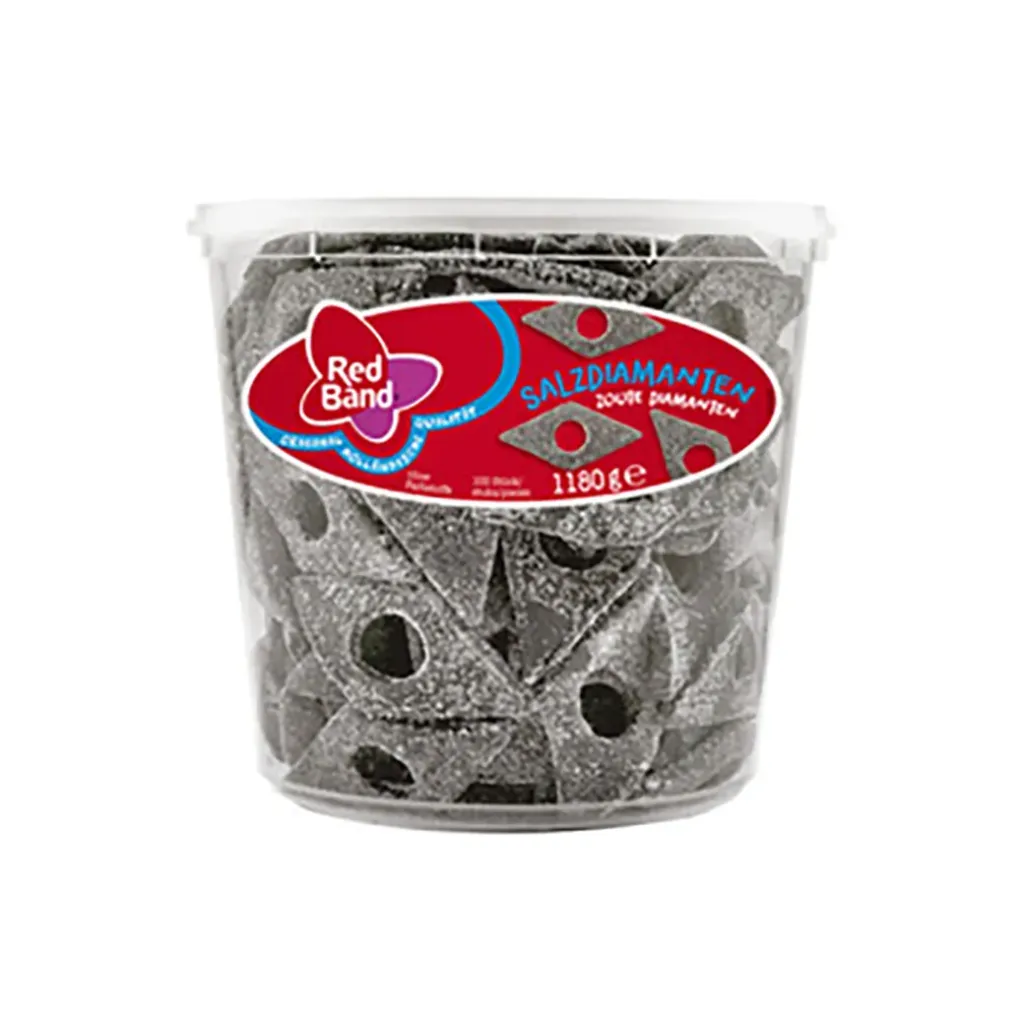 Red Band Licorice Diamonds 100pc 1180g