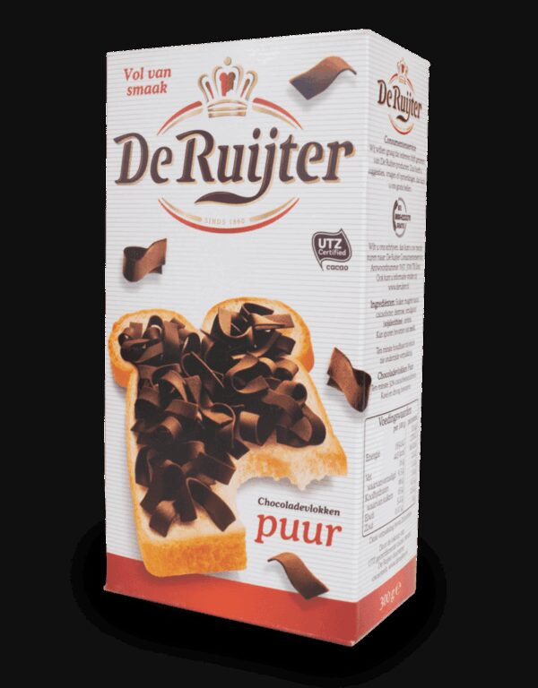 DeRuijter Dark Chocolate Flakes (200g)