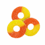 Albanese Gummi Peach Rings 4.5lb (2041g)