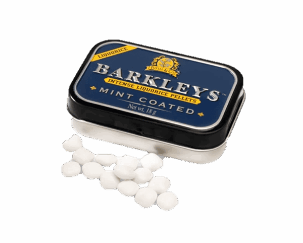 Barkleys Intense Mint Coated Liquorice Pellets (18g)