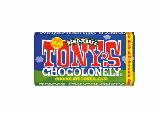 Tony's Chocolonely Dark Milk Chocolate Bar w/ Brownie (180g)