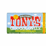Tony's Chocolonely White Chocolate Bar w/ Strawberry Cheesecake (180g)