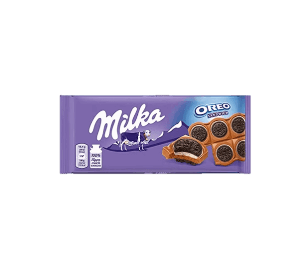 Milka Oreo Sandwich Milk Chocolate Bar (92g)