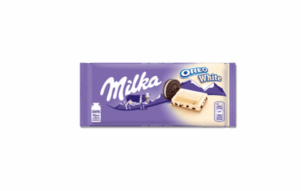 Milka Oreo White Chocolate Bar (100g)