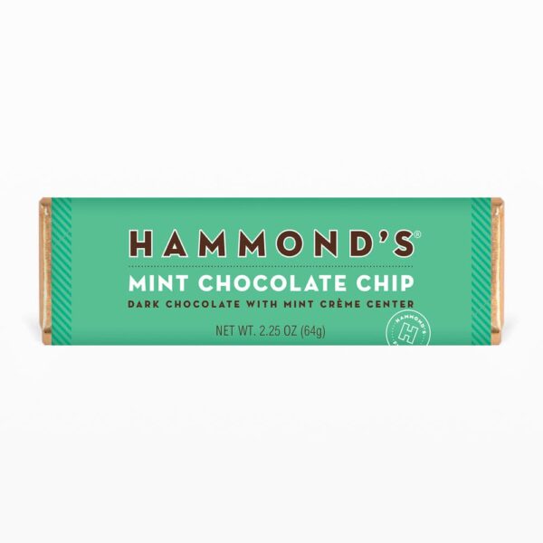 Hammond's Mint Choc Chip Dark Chocolate Bar (64g)