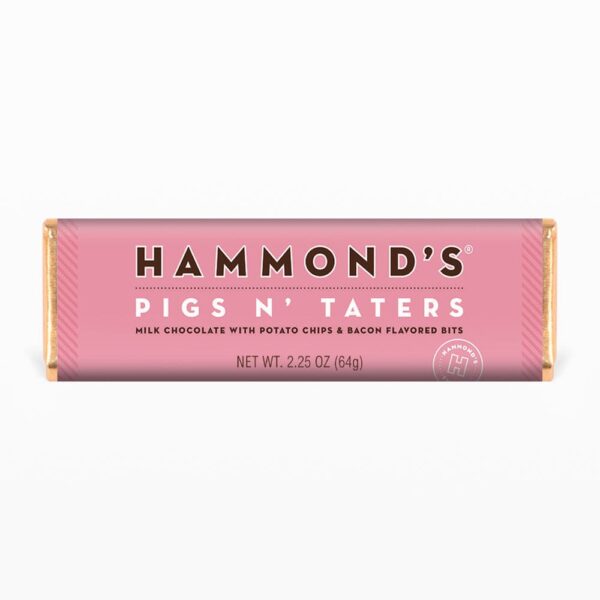 Hammond's Pigs N' Taters Milk Chocolate Bar (64g)