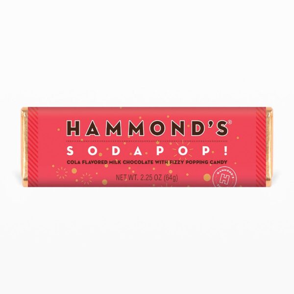 Hammond's SodaPOP! Milk Chocolate Bar (64g)