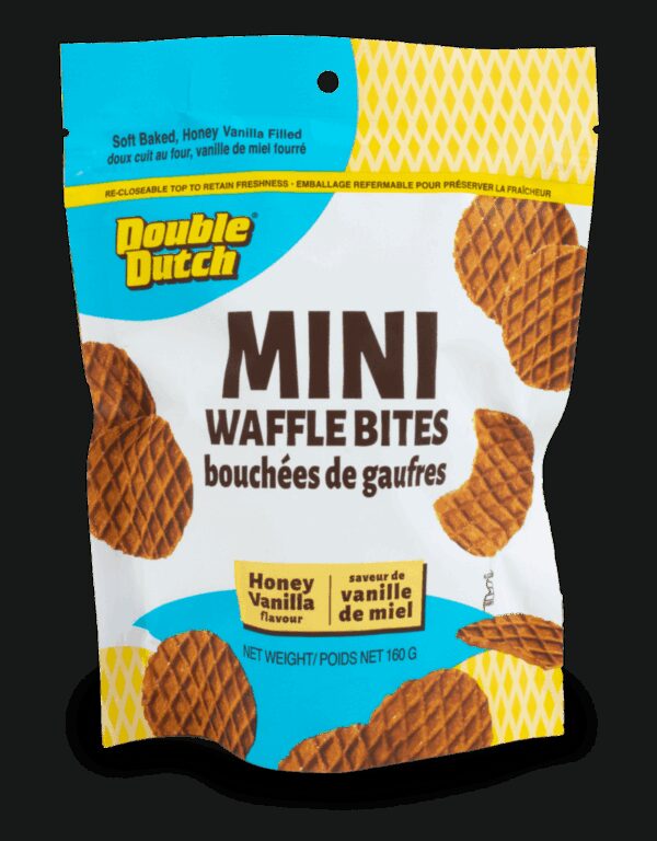 Double Dutch Honey Vanilla Mini Waffle Bites (160g)
