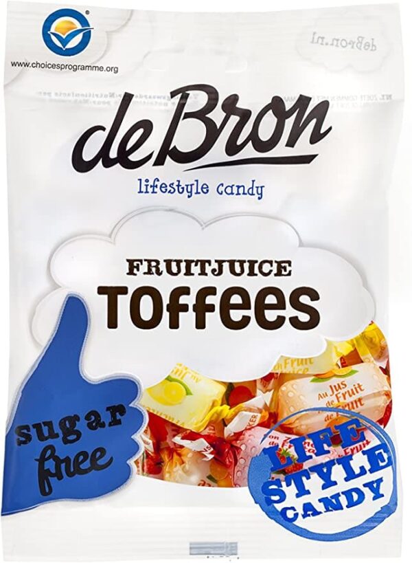 DeBron Fruit Toffees *SF & GF* (90g)