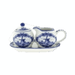 Cream & Sugar Set - Delfts Blue - Windmill Design