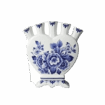 Tulip Vase - Delfts Blue - Heart Shaped - 5 Stems