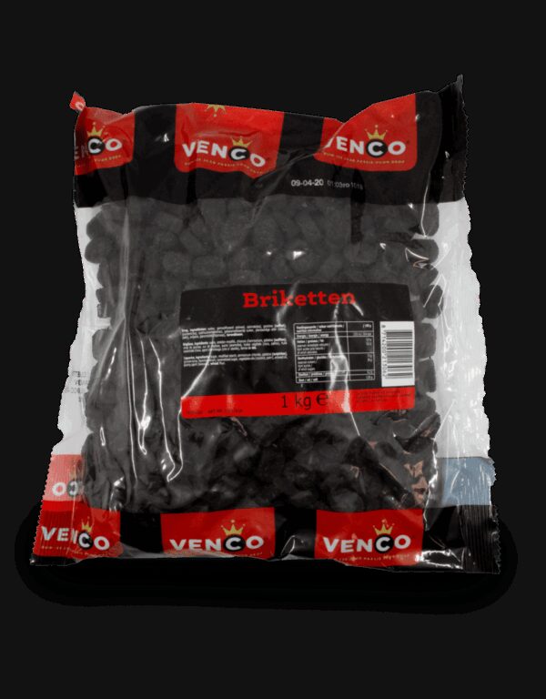 Venco Double Salted Bricks Licorice (1000g)