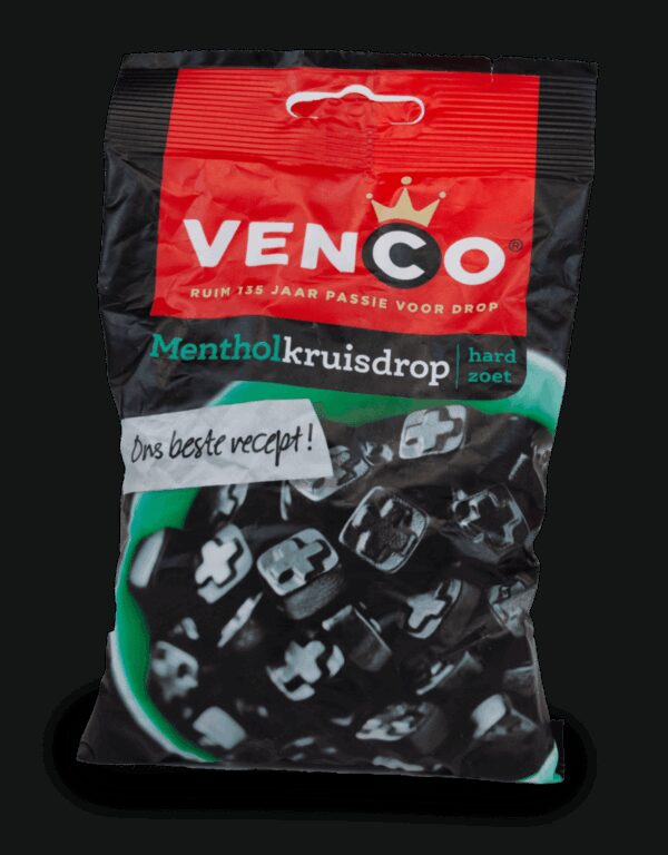 Venco Menthol Cross Licorice (120g)