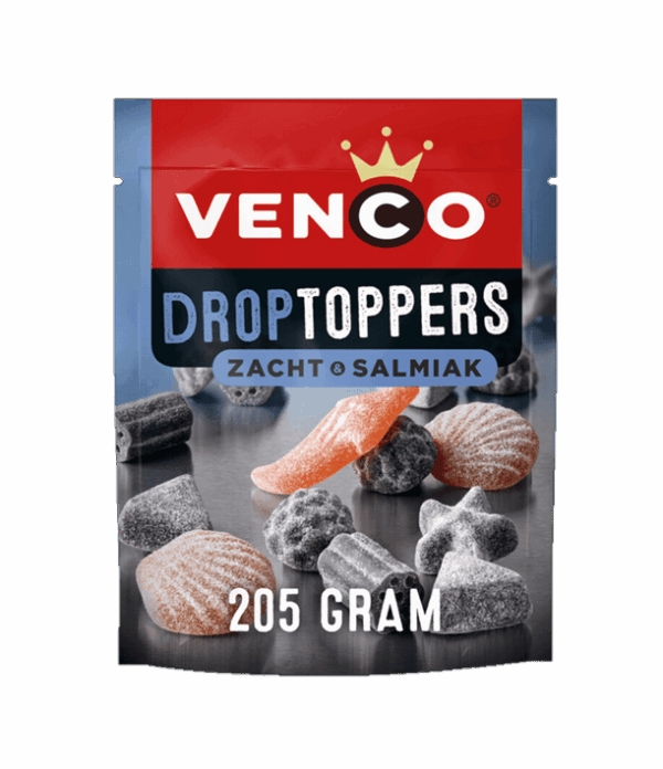 Venco Droptoppers Soft & Salmiak (205g)