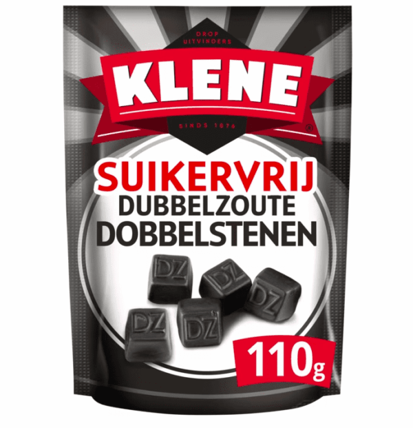 Klene Double Salted Licorice Dice *SF* (110g)