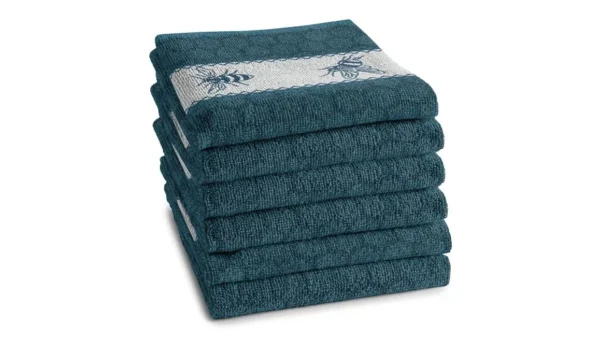 DDDDD - Hand Towel - Bees Blue