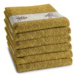 DDDDD - Hand Towel - Bees Ochre