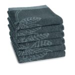 DDDDD - Hand Towel - Leaves Atlantic Blue