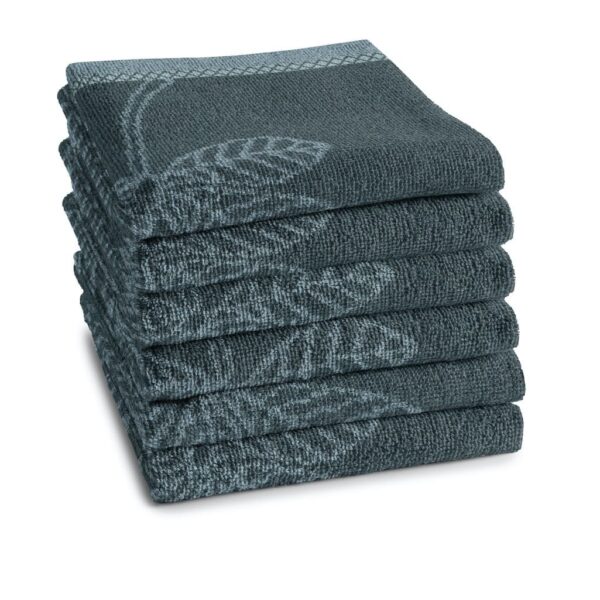 DDDDD - Hand Towel - Leaves Atlantic Blue