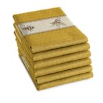 DDDDD - Tea Towel - Bees Ochre