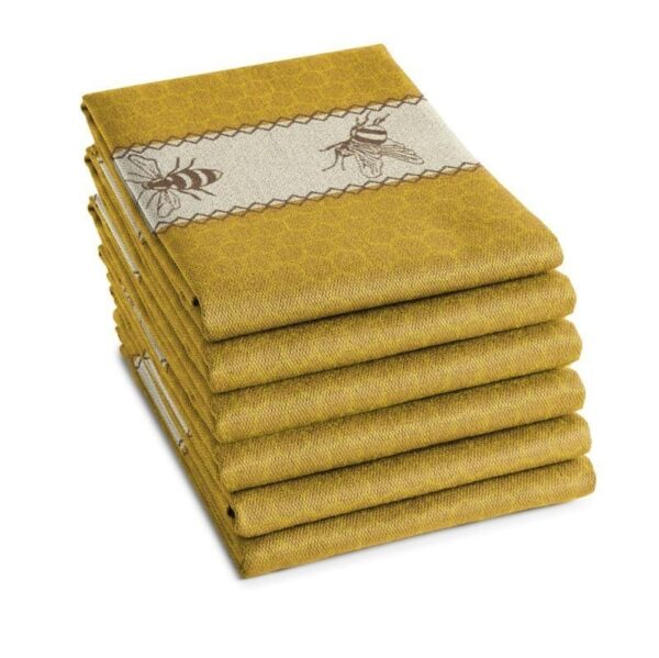 DDDDD - Tea Towel - Bees Ochre