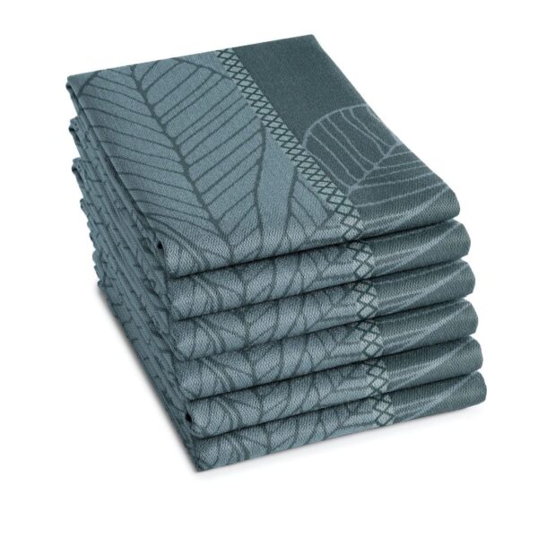 DDDDD - Tea Towel - Leaves Atlantic Blue