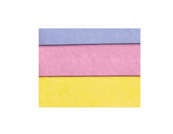 Vliesdoek - Aro - Blue & Pink & Yellow - Pack of 10