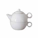 Tea Pot for One - Porcelain - White