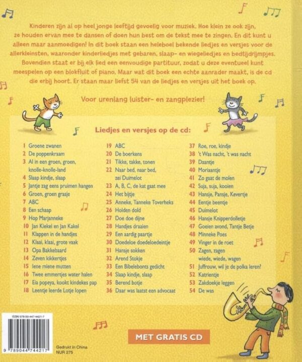 Children's Book with CD - The Nicest Childeren's Songs - Image 2