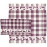 Twentse Damast - Hand Towel - Cherry Wine