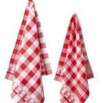 Twentse Damast - Hand Towel - Red Windmill