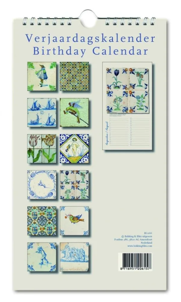 Birthday Calendars - Dutch Tiles