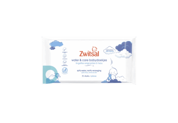 Zwitsal - Wash & Care Baby Wipes - 75 pieces
