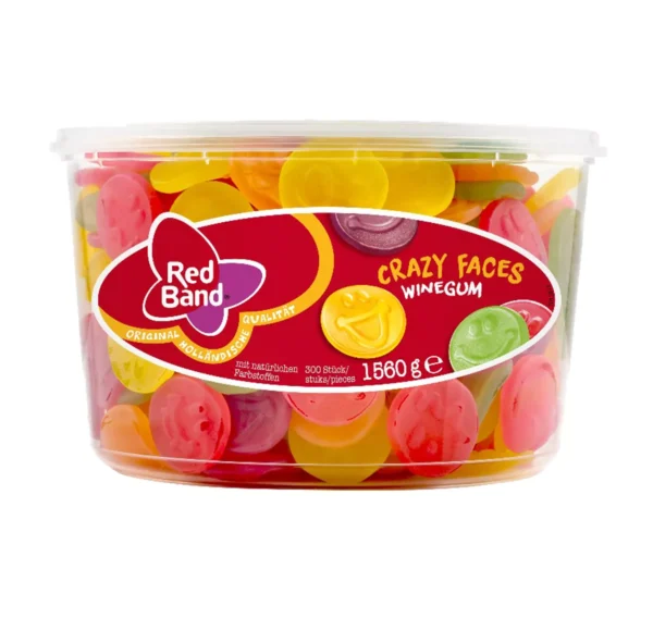 Red Band Crazy Faces 300pc (1560g)