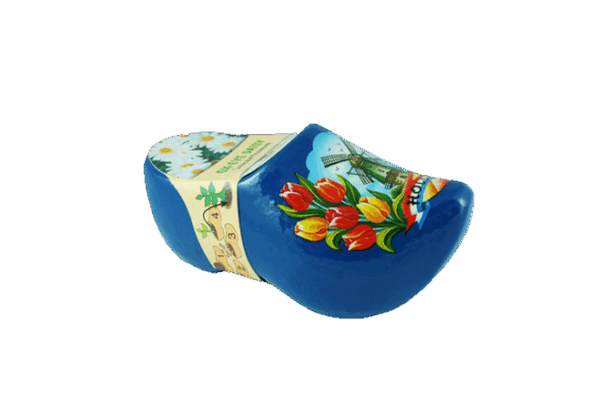 Wooden Shoe w/ Flower Seed - 10cm